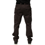 Dolce & Gabbana Brown Cotton Stretch Cargo Men Trouser Pants PAN76636-52