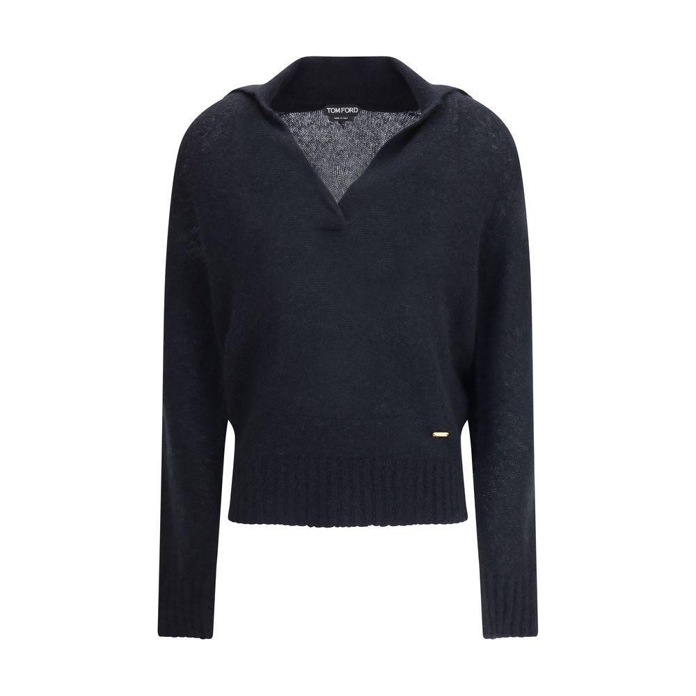 Tom Ford Cashmere Polo Sweater TO-MAK1391YAX921LB999-L