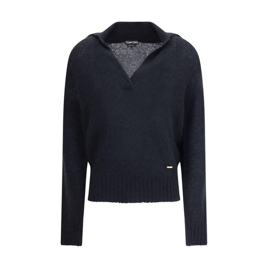 Tom Ford Cashmere Polo Sweater TO-MAK1391YAX921LB999-L