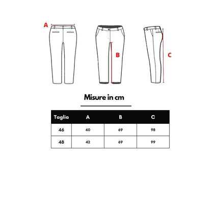 Gucci Blue Cotton Casual Pants