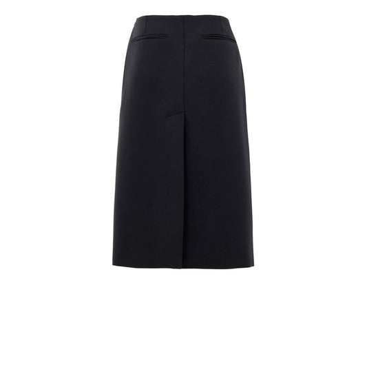 Gucci Black Wool Skirt