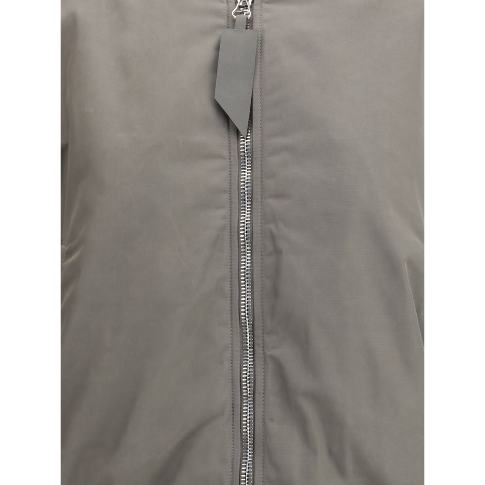 The Attico Green Polyester Bomber