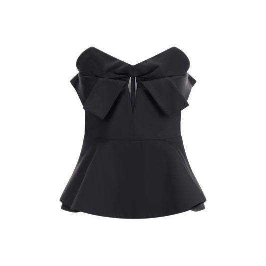 Alexander McQueen Black Polyester Top