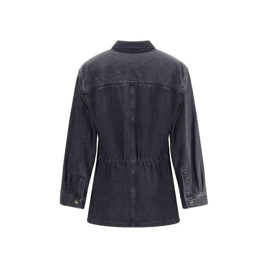 Marant Etoile Nossia denim Jacket MA-VE0527FAB1H04E01VB-34