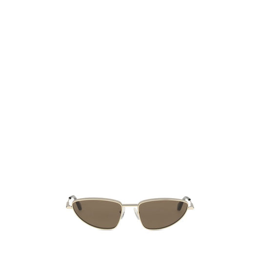 Alexander McQueen Gold Metal Sunglasses