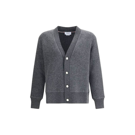 Thom Browne Gray Wool Cardigan