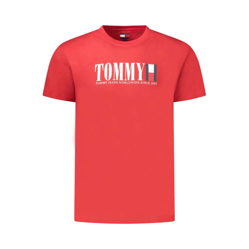 Tommy Hilfiger Red Cotton T-Shirt
