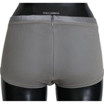Dolce & Gabbana Underwear Silver With Net Silk Bottoms