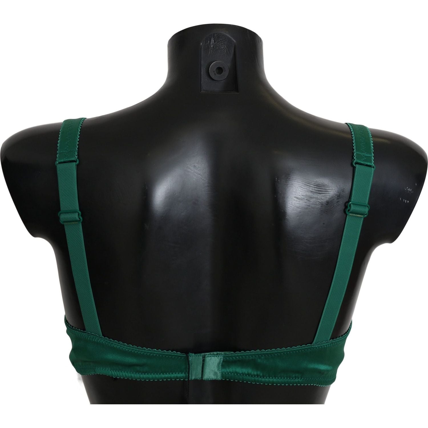 حمالة صدر دولتشي آند غابانا من الدانتيل الحريري باللون الأخضر الساحر