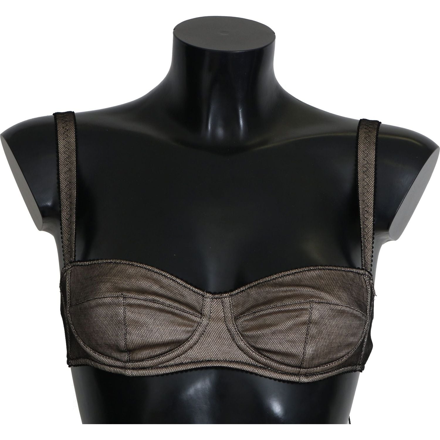 Dolce & Gabbana Brown Regg Balconcino Imbottito Bra Underwear