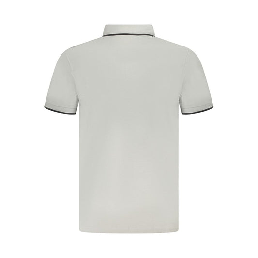 Hugo Boss Gray Cotton Polo Shirt BO-38625-L