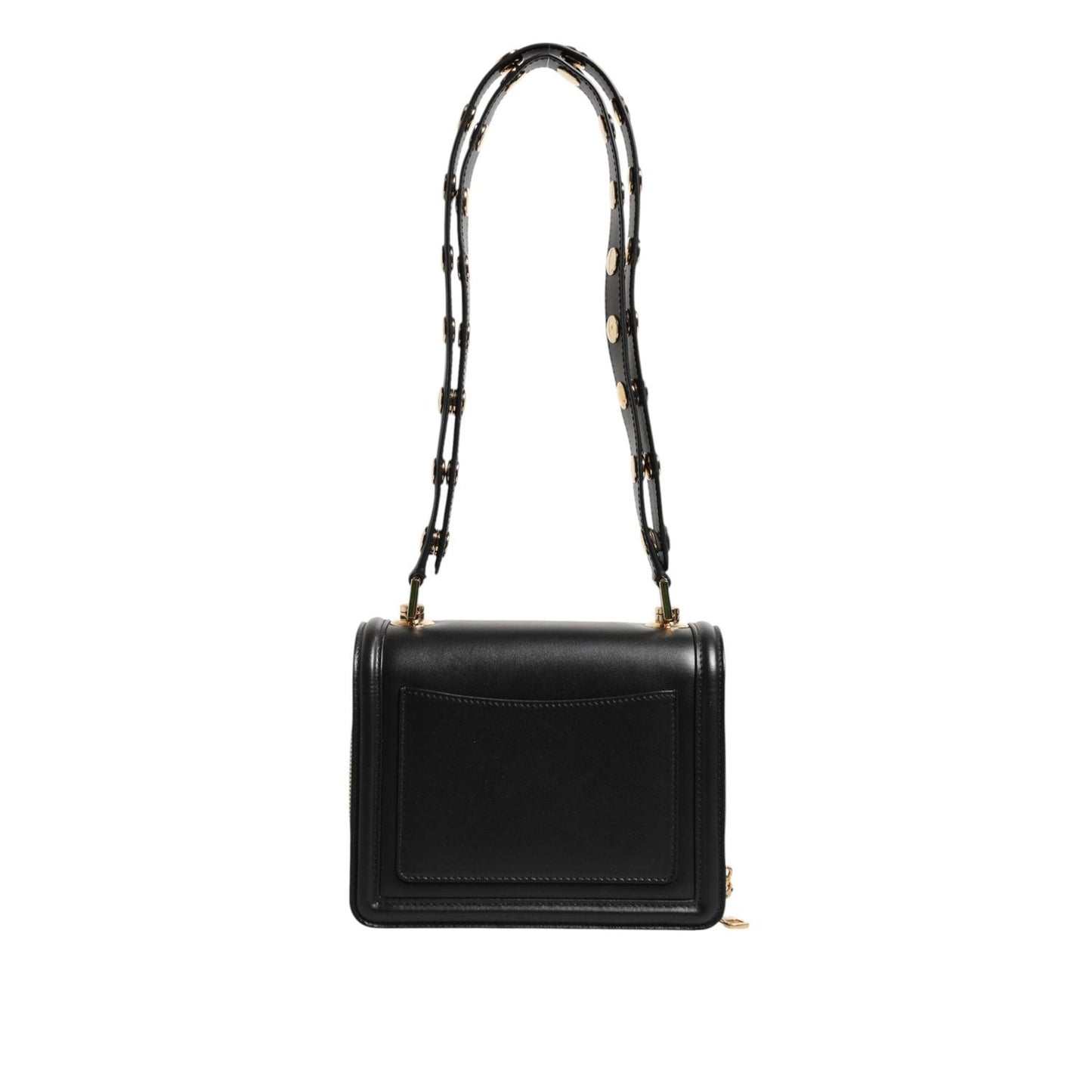 Dolce & Gabbana Black Joy Therapy Lola Studded Leather Shoulder Bag