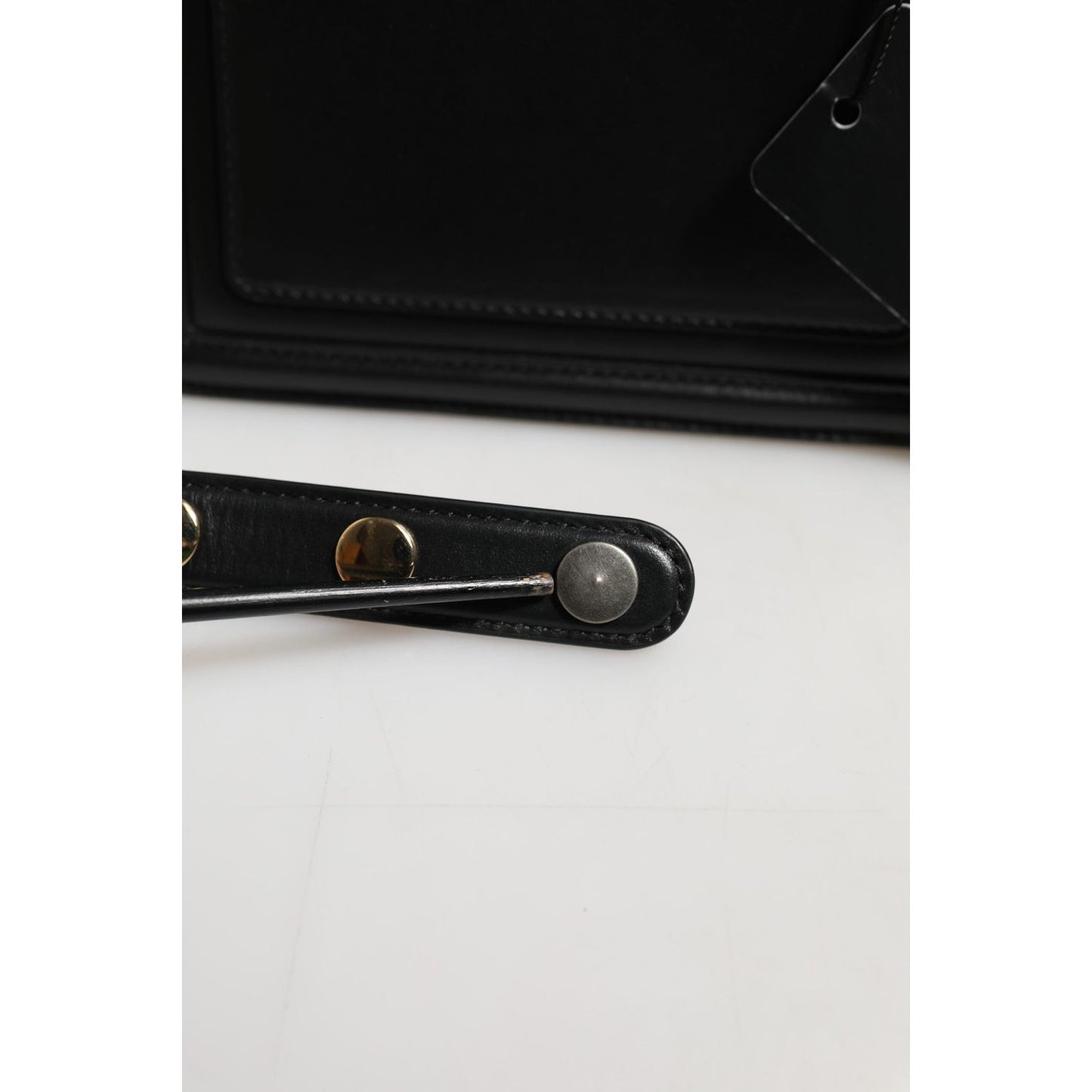 Dolce & Gabbana Black Joy Therapy Lola Studded Leather Shoulder Bag