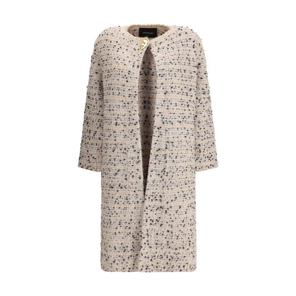 Fabiana Filippi Multicolor Fleece Wool Coat