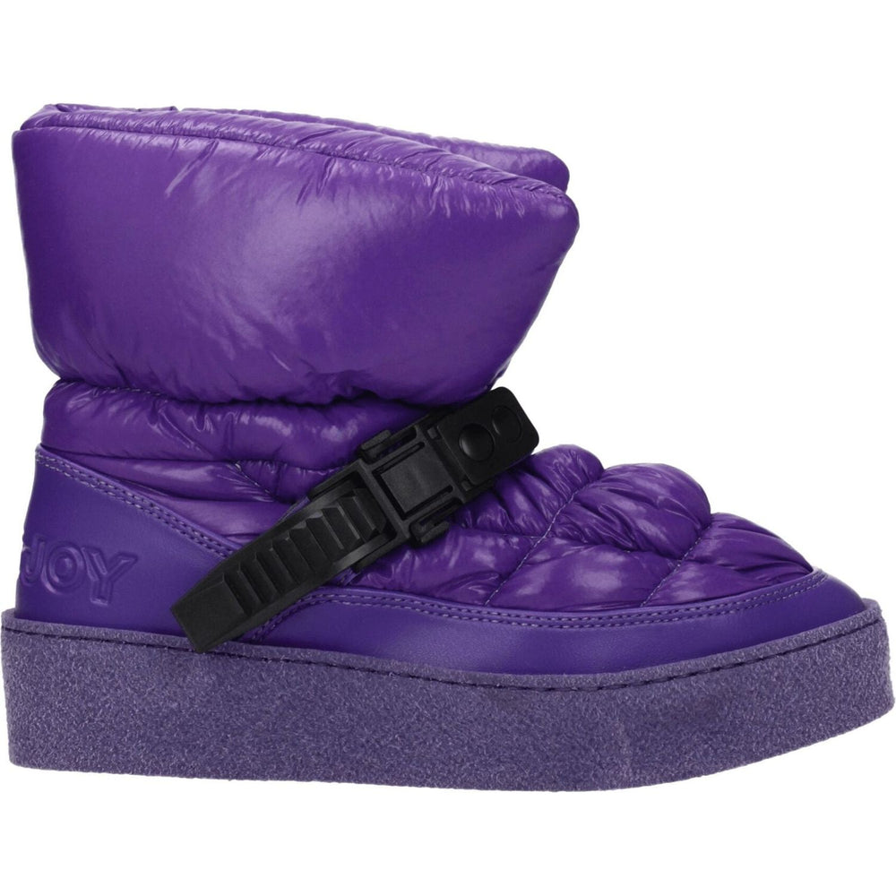 Khrisjoy Purple Polyester Ankle Boots KH-8547259449609-EU39/US9