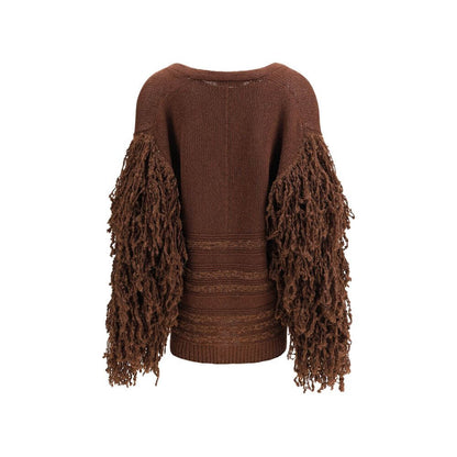 Fabiana Filippi Brown Camel Hair Cardigan