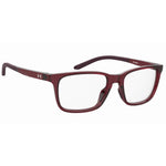 Under Armour Transparent Resin Frames for Women, resin material, lens bridge temple 54/17/140 mm, transparent color.