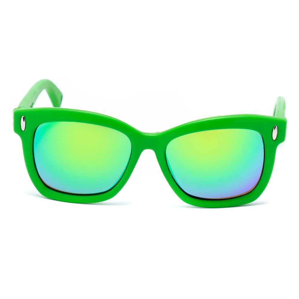Italia Independent Green Rubber Sunglasses