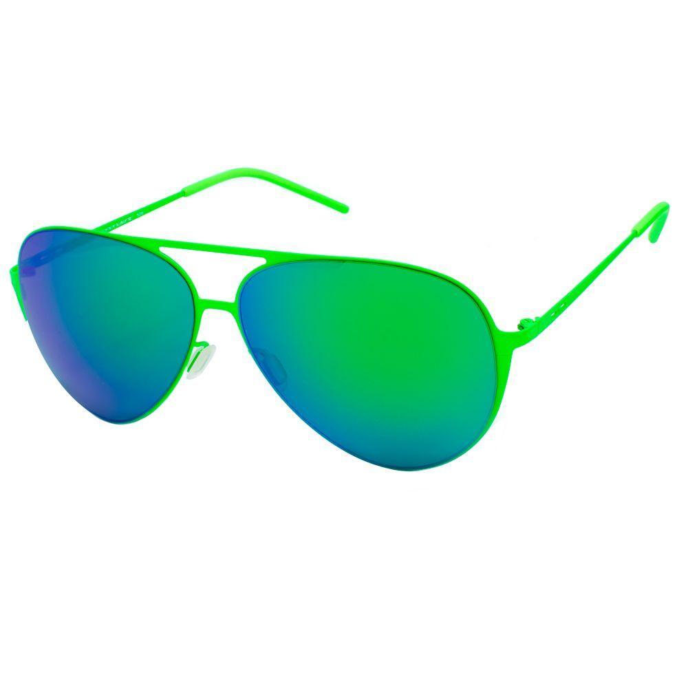 Italia Independent Green Metal Sunglasses