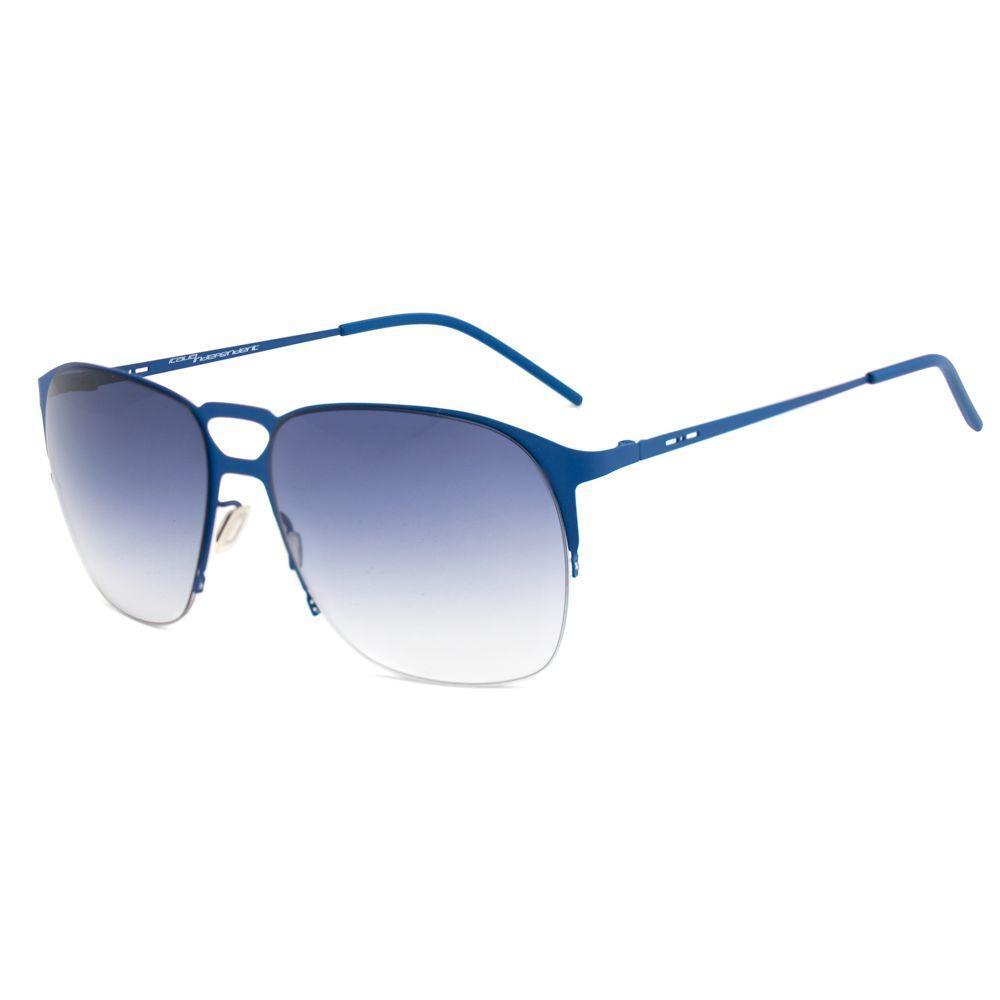 Italia Independent Blue Metal Sunglasses