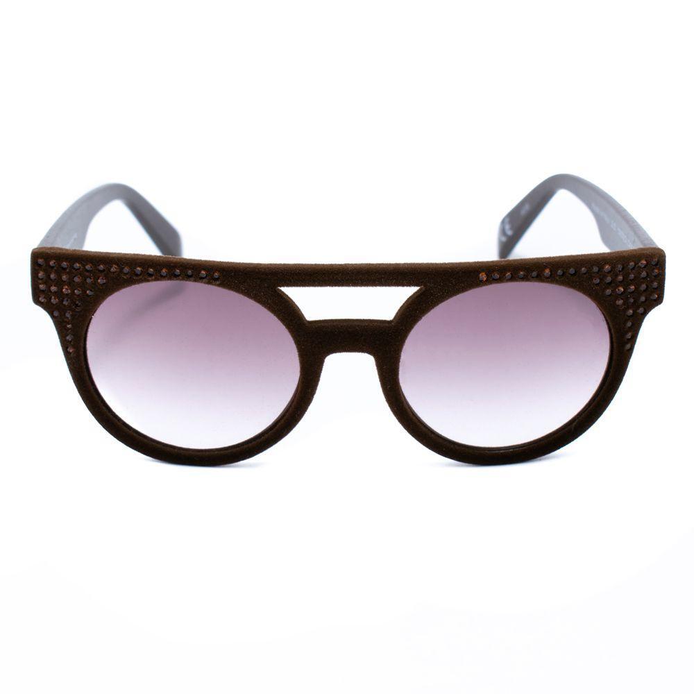 Italia Independent Brown Acetate Sunglasses