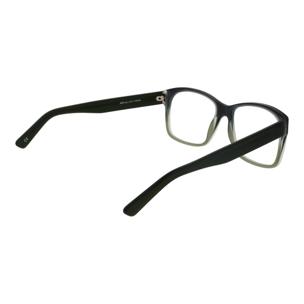 Side view of Andy Wolf Black Unisex Glasses Frame in acetate with full-rim style and demo lenses.