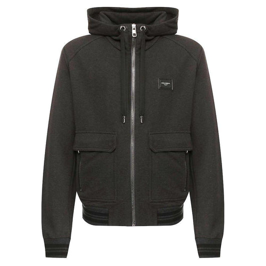 Dolce & Gabbana Gray Cotton Sweater DO-15917-IT44 | XS