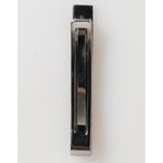 Dolce & Gabbana Silver Tone Brass Logo Branded Men Accessory Tie Clip Bar