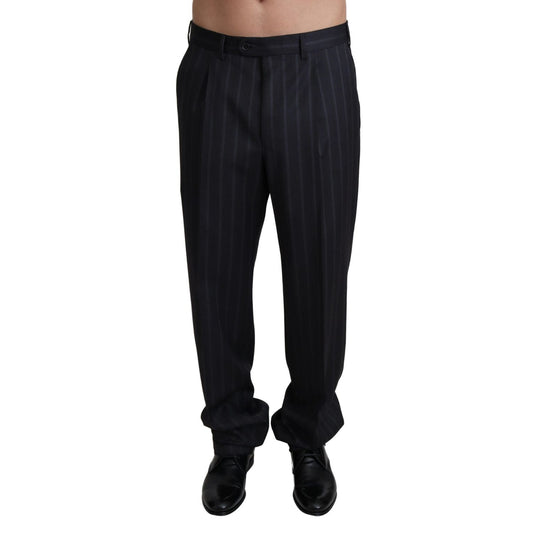 Dolce & Gabbana Gray Wool Blend Formal Trousers Pants PAN71937-48
