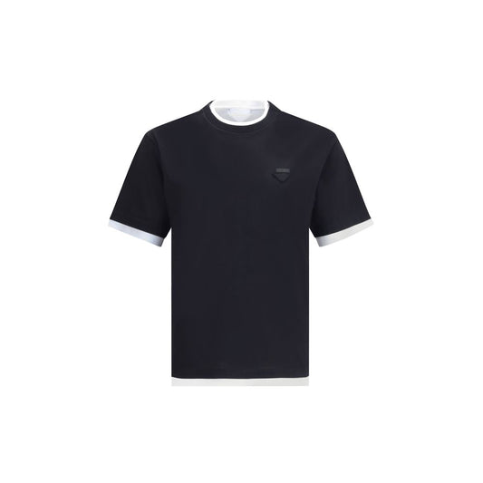 Prada Double layer T-Shirt PR-UJN912SWMO11CDF0967-XL