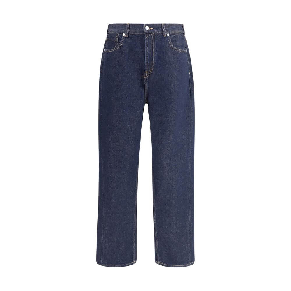 7FOR Blue Cotton Jeans Denim