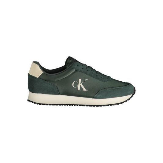 Calvin Klein Green Polyester Sneaker