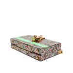 Dolce & Gabbana Multicolor PurseBox Fashion Sinner Glitter Crossbody Bag