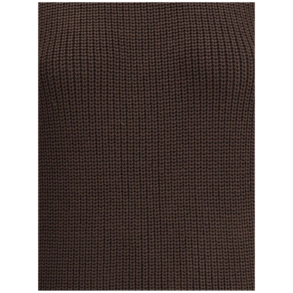 Ella Brown Merino Wool Sweatshirt