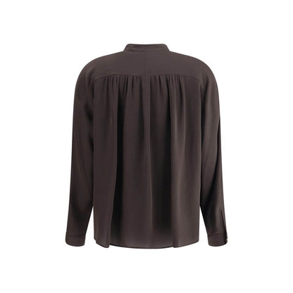 Giorgio Armani Brown Silk Shirt