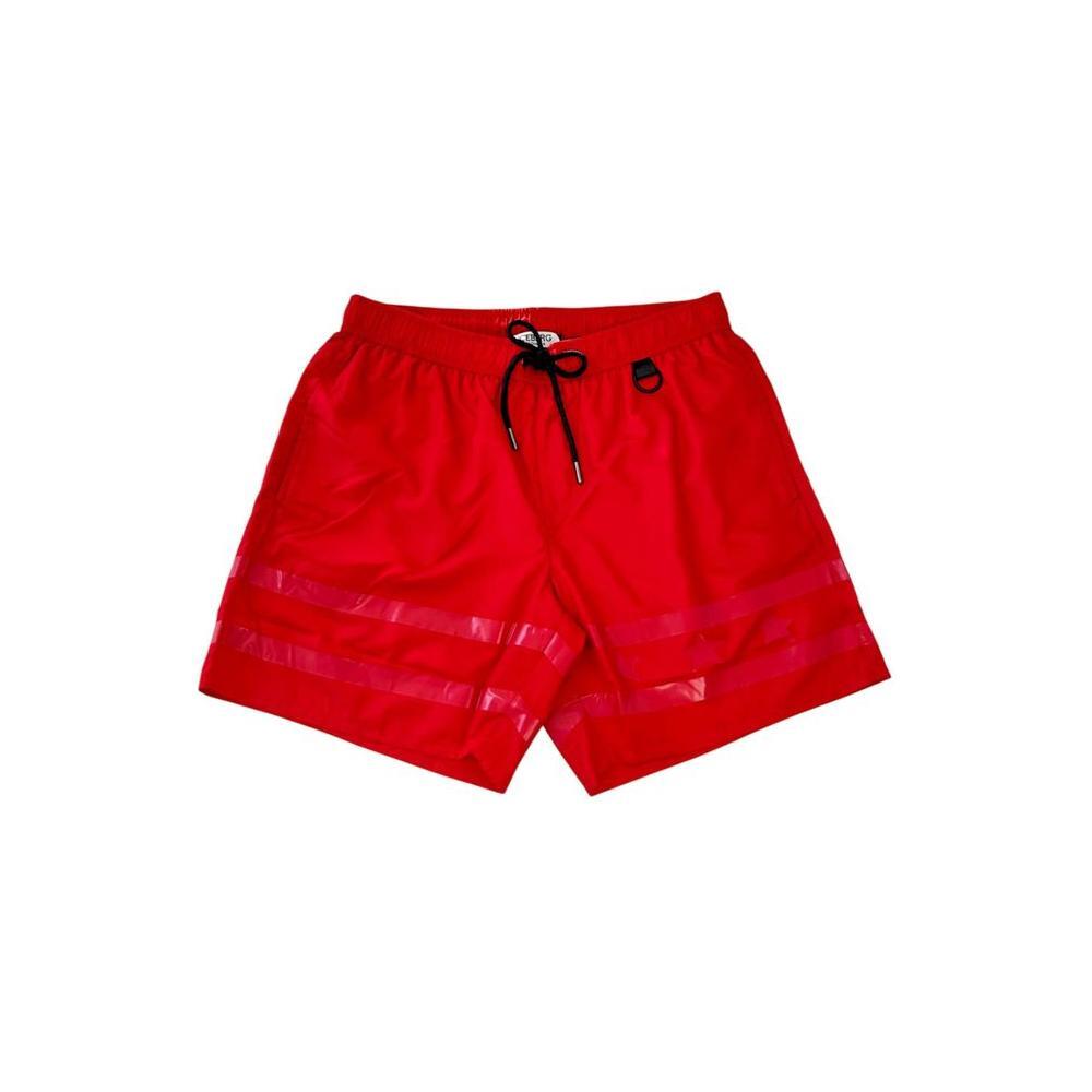 Iceberg Red Polyester Swimwear