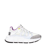 Versace Beige Fabric Athletic Sneakers