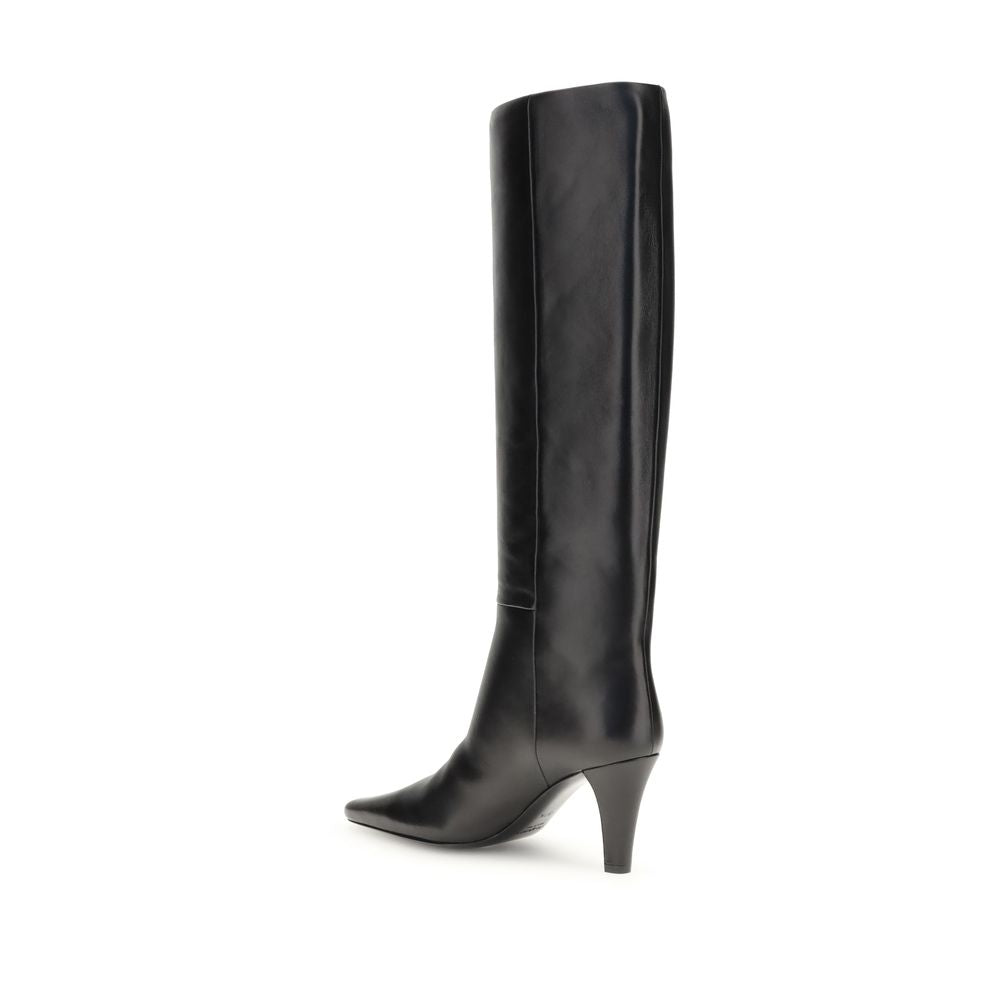 Saint Laurent High leather Boots SA-839749AAE6W1000-EU36/US6
