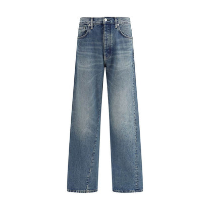 Sunflower Blue Cotton Jeans Denim