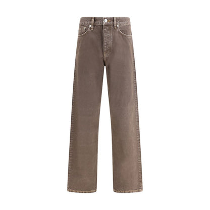 Sunflower Brown Cotton Relaxed Fit Jeans