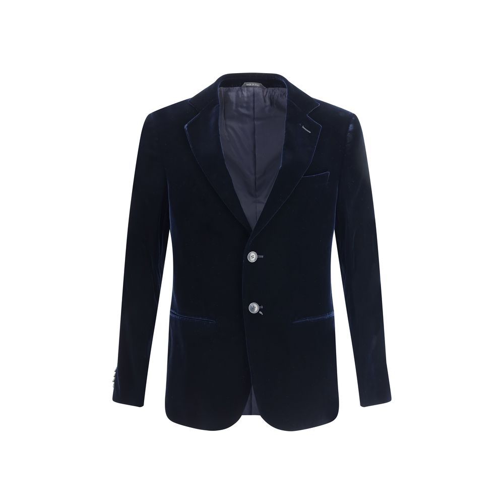 Giorgio Armani Black Viscose Blazer