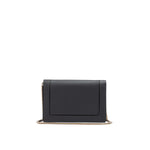 Giada Dark Grey Leather Clutch Bag