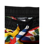 Dolce & Gabbana Multicolor Sicilian Carretto Shorts Swimwear