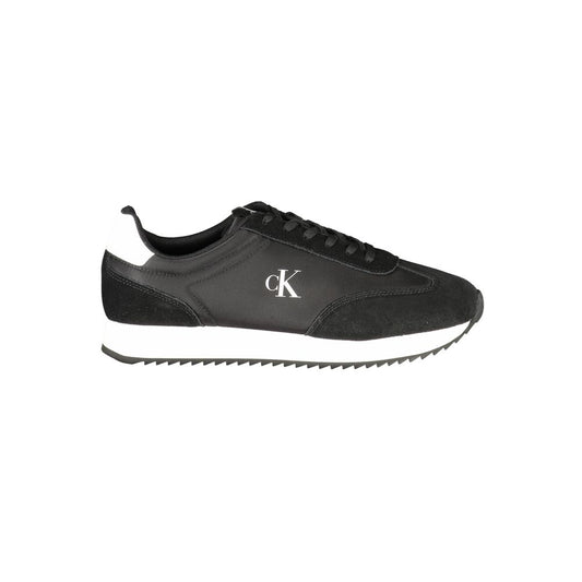 Calvin Klein Black Leather Men Sneaker
