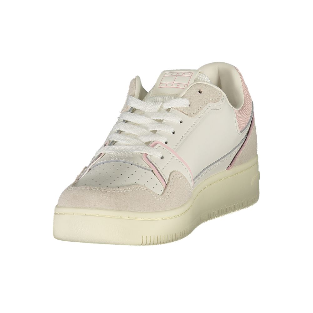 Tommy Hilfiger White Leather Women Sneaker