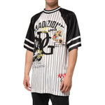 Dolce & Gabbana Tradizione Graffiti Print Oversized Men T-shirt