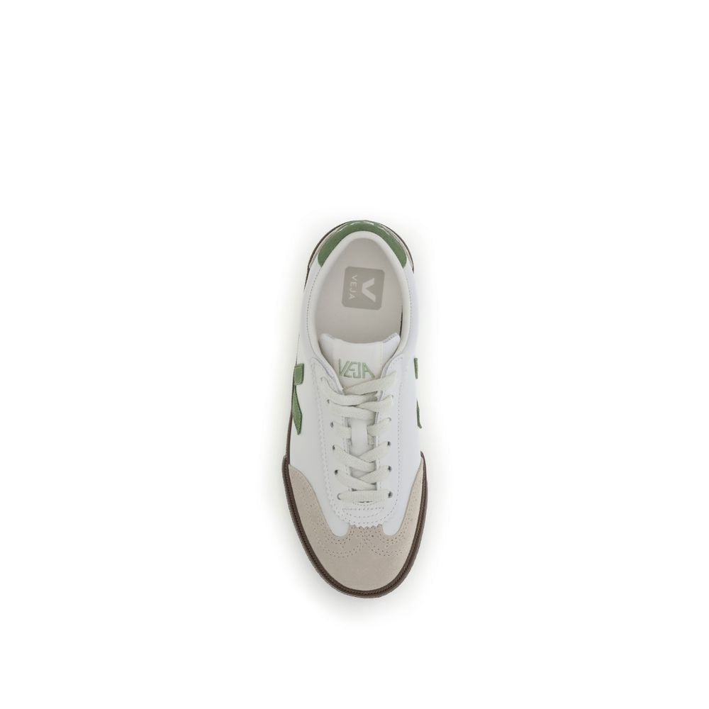 Veja White Leather Low Top Sneakers
