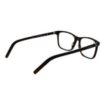 Ermenegildo Zegna Brown Men Glasses Frame, full-rim acetate with demo lenses, size 56-17-145, rectangle style.