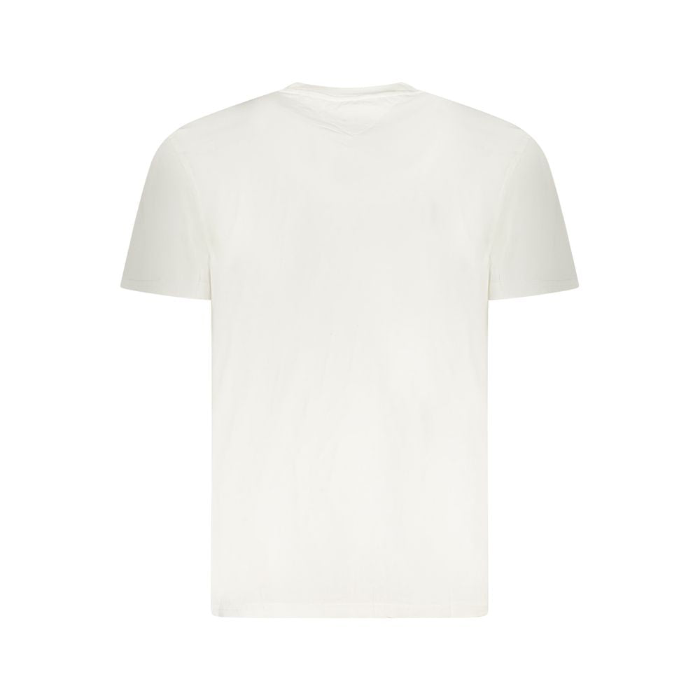Tommy Hilfiger White Cotton Men T-Shirt TO-39474-S