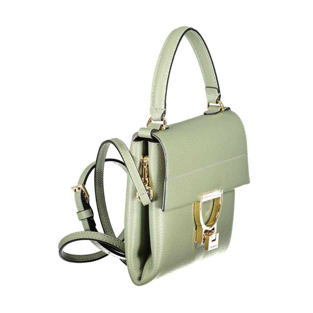 Front view with bag zipped and handles upright.